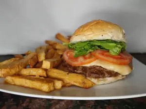 Hamburguesa doble completa