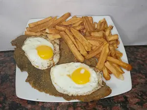 Milanesa a caballo (p/2)