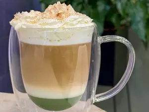 Capuchino de pistacho