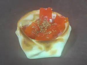 Canastita Jamon Y Morrones