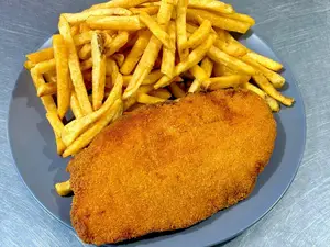 Suprema pollo + papas