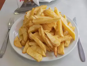 Guarnición de papas fritas