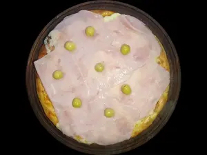 Gr. fugazza c/ queso y jamon
