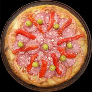 Pizza ch sorrentina con queso