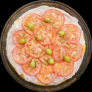 Pizza Chica Jamón Y Tomates