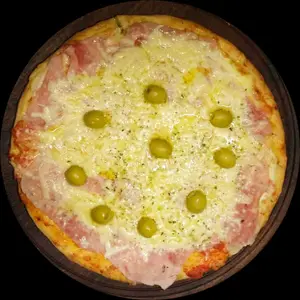 Pizza Grande Jamón Y Provolone