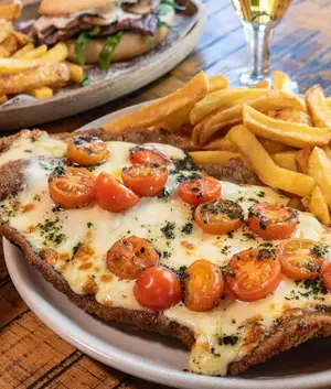 Milanesa mediterránea
