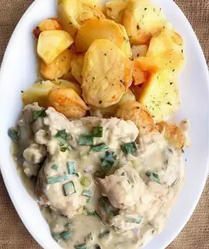 Pollo al verdeo