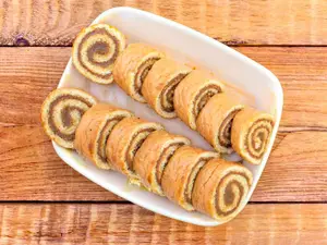 Arrolladitos de dulce de leche