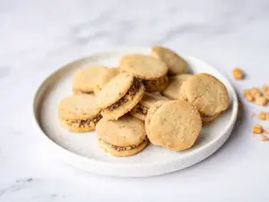 Bandejita de alfajorcitos de nuez