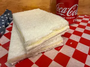 Sand de miga de jamón y queso