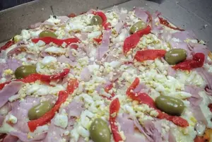 Jamón, Morrón Y Huevo