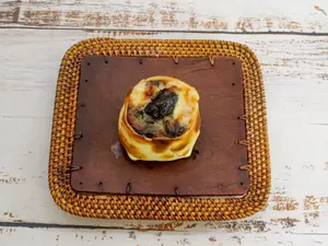 Canastita panceta y ciruela