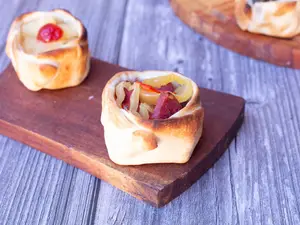 Empanada abierta calabresa