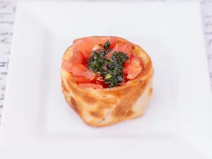 Empanada abierta capresse