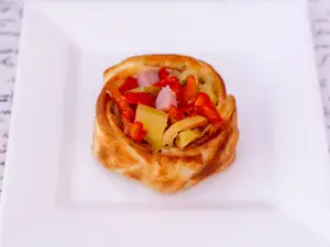 Empanada abierta mexicana