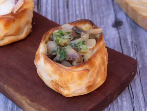 Empanada champi a la provenzal