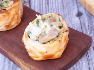 Empanada pollo al champigñón