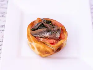Empanada roquefort con panceta