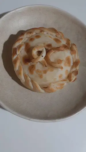 TARTA QUESO Y CEBOLLA