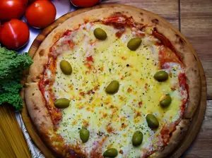 Pizza molde de muzza doble