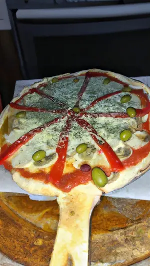Pizza con champignones