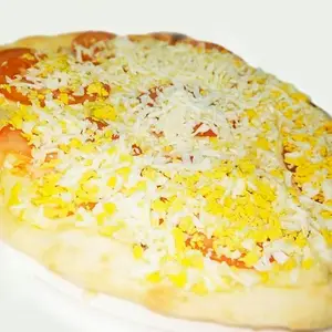 Pizza con huevo