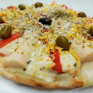 Pizza con palmitos