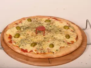 Pizza al roquefort