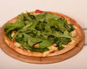 Pizza con rúcula