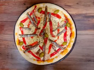 Pizza con anchoas