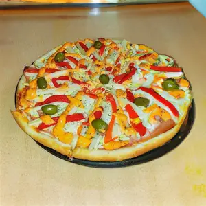 Pizza con palmitos