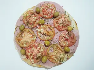 PIZZA NAPOLITANA C/JAMON