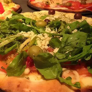 Pizza ocaso verano