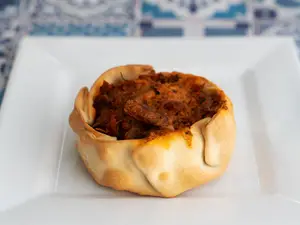 Canastita de atún al horno
