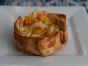 Canastita de huevo al horno