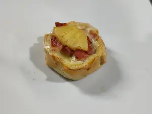 Canastita de jamón y ananá