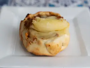 Canastita de papa y queso