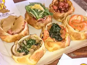 Empanada de roquefort al horno