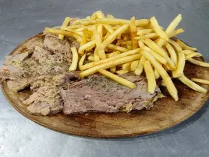 Matambre tiernizado c/ fritas
