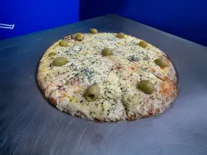 Pizza con roquefort
