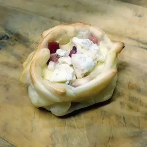 Jamón muzza y Roquefort