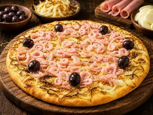 M-fugazzeta con Jamon