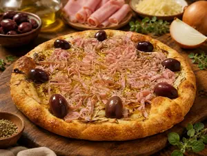 P-Fugazzeta con Jamón