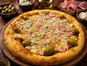 P-Jamon y Queso azul