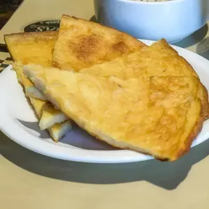 Fainá, porción