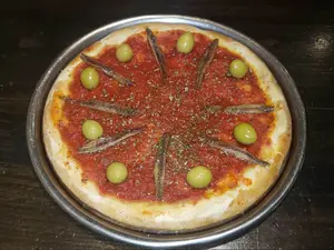 Pizza con anchoas