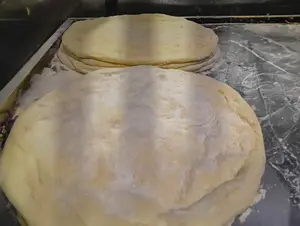 Pizza con palmitos