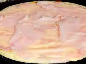 Pizza de jamón