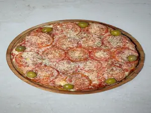 Pizza napolitana con jamón